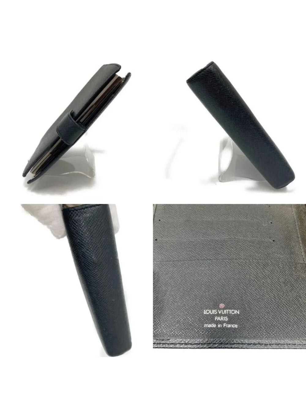 Louis Vuitton Taiga Agenda Notebook Cover Black
